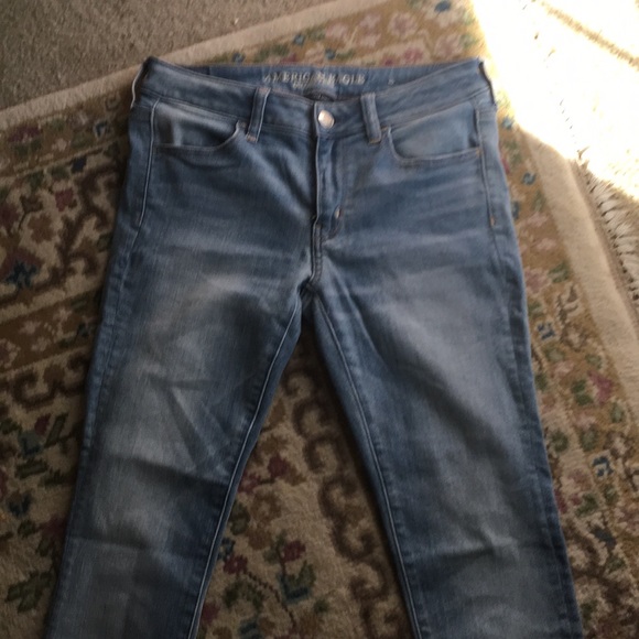 American Eagle Outfitters Denim - American eagle super super stretch 8 longs